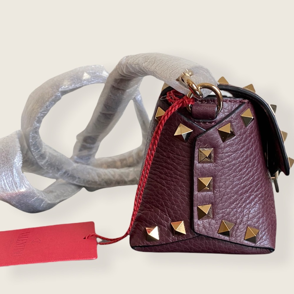 NWT Valentino Mini Rockstud Leather Crossbody Bag - Picture 6 of 12